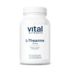 Frente de la etiqueta de Vital Nutrients L-Theanine 200 mg