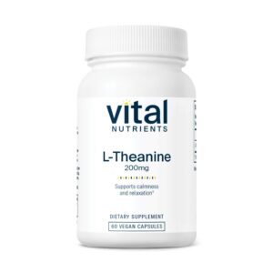 Vital Nutrients L-Theanine 200mg etiqueta frontal