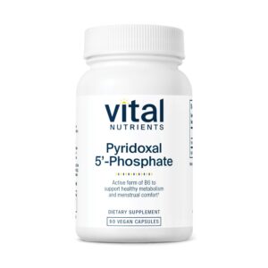 Frasco de Vital Nutrients P5P 90 cápsulas