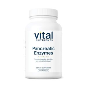 Frasco de Vital Nutrients enzimas pancreáticas