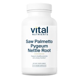 Vital Nutrients Saw Palmetto pygeum raíz ortiga suplemento salud próstata