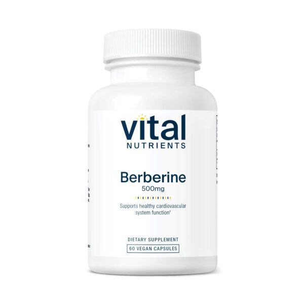 Vital Nutrients suplemento berberina cápsulas veganas 500 mg