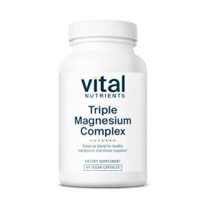 Vital Nutrients suplemento Triple Magnesio 250mg cápsulas