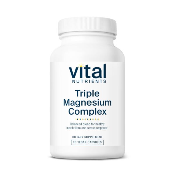 Vital Nutrients suplemento Triple Magnesio 250mg cápsulas
