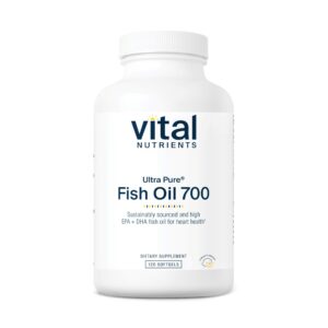 Frasco de Vital Nutrients Ultra Pure Fish Oil 700