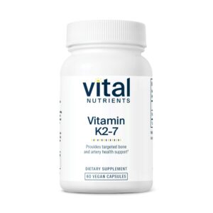 Vital Nutrients vitamina k2-7 suplemento 60 cápsulas