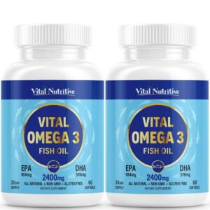 Envase de Vital Omega 3 Fish Oil