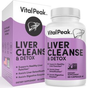 Frasco de Vital Peak Liver Cleanse Detox & Repair