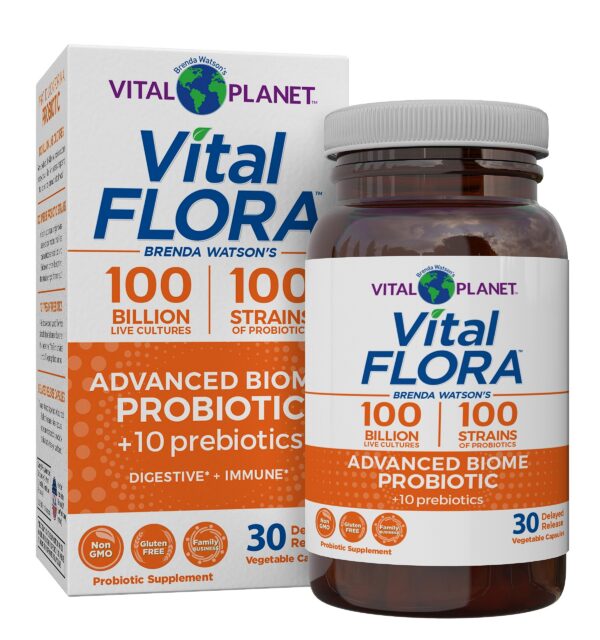 Vital Planet probiótico avanzado 100B UFC 100 cepas