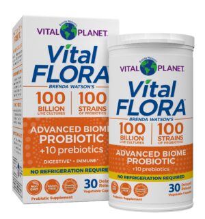 Frontal Vital Planet Vital Flora Probiótico 100 billones CFU