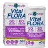 Vital Planet Vital Flora probiótico para mujeres mayores de 55 60 cápsulas