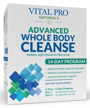 Vital pro naturals limpieza corporal completa 56 cápsulas