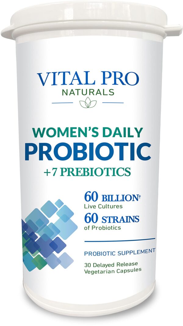Vital Pro Naturals probiótico mujer 30 cápsulas frontal