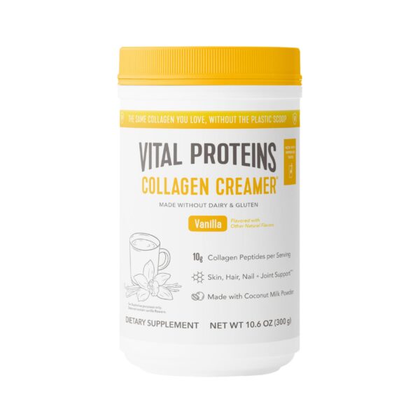 Frasco de Vital Proteins Colágeno Péptidos Vainilla