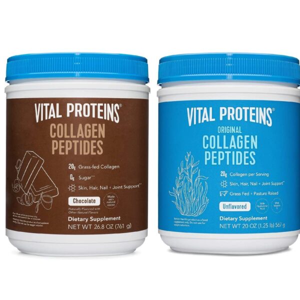 Vital Proteins polvo de colágeno 20 oz etiqueta frontal