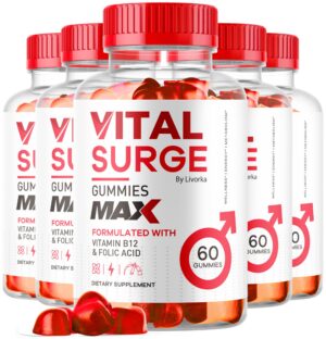 Vital Surge MAX gomitas para rendimiento masculino