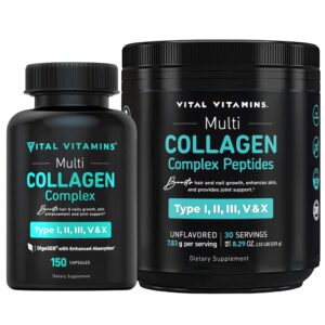 Version 1.0.0 Vital Vitamins colágeno múltiple cápsulas – frontal