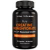 Frente del frasco Vital Vitamins Creatine Monohydrate