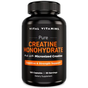 Version 1.0.0 Frente del frasco Vital Vitamins Creatine Monohydrate