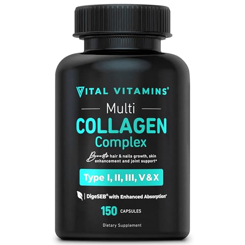 Vital Vitamins multi collagen cápsulas frasco frontal