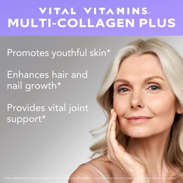 Version 1.0.0 Etiqueta frontal de Vital Vitamins Multi Collagen Plus