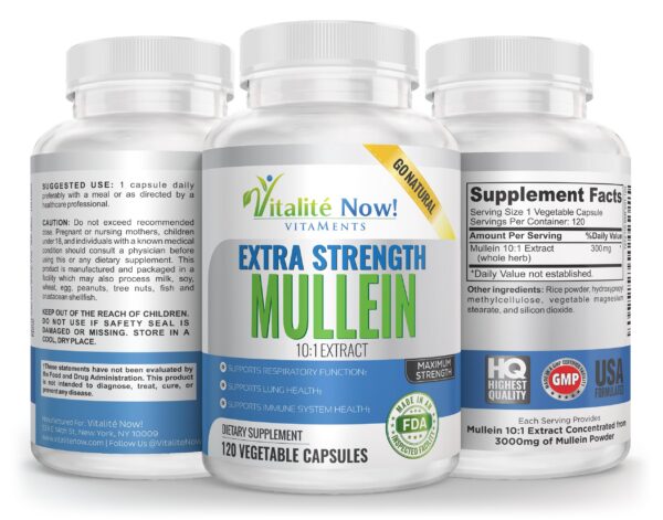 Cápsulas Mullein en blíster