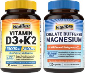 Vitalibre D3 K2 softgels vista frontal