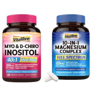 Etiqueta frontal de Vitalibre Inositol Ma gnesio