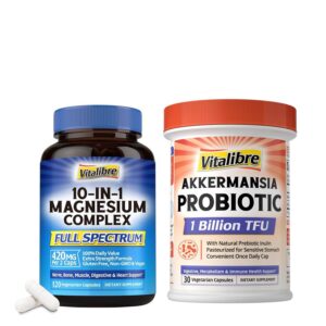 Frasco de Vitalibre magnesio 10 en 1