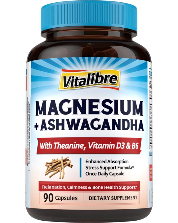 Frente del frasco Vitalibre Magnesio