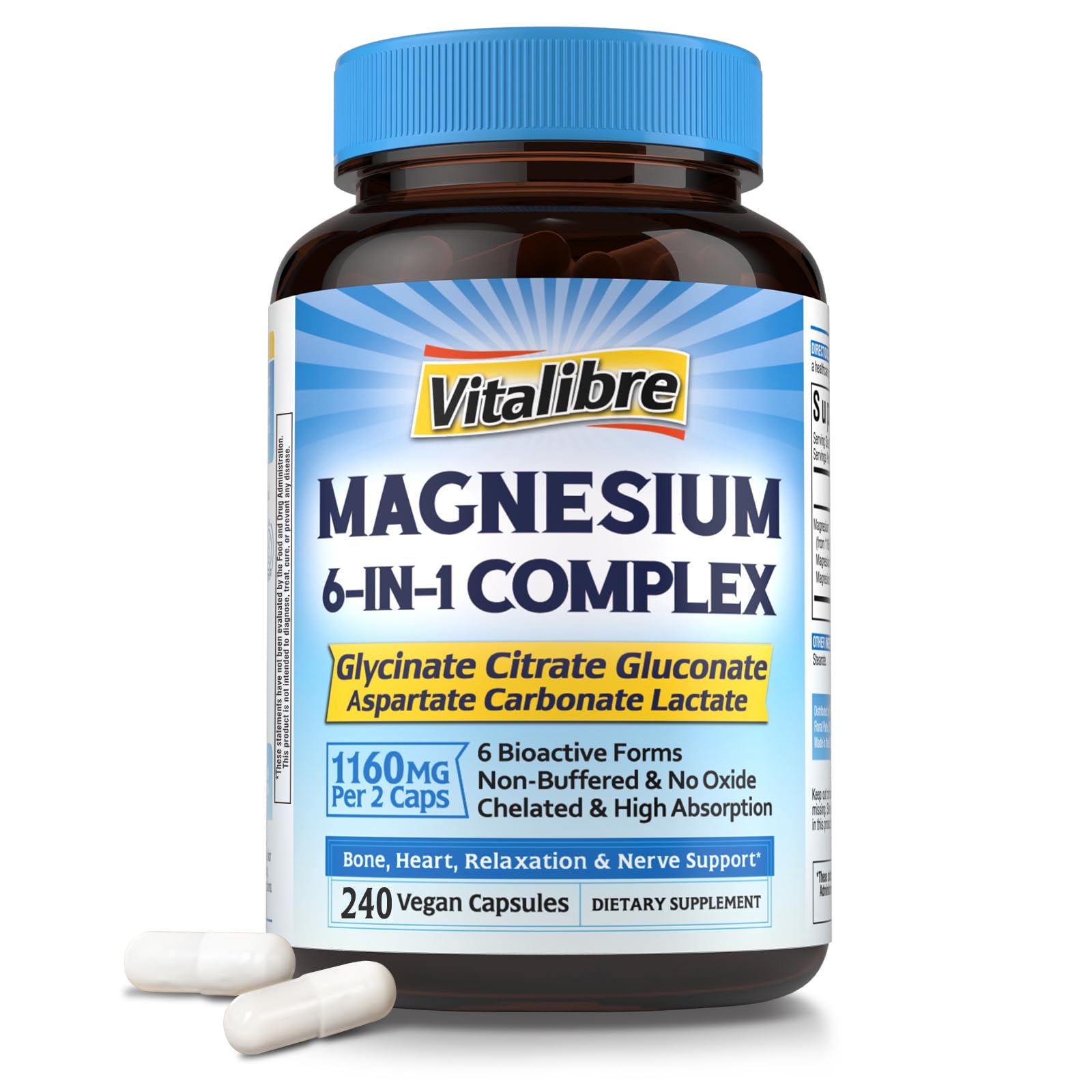 Vitalibre Magnesium Complex, 1160 mg
