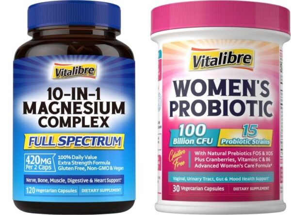 Version 1.0.0 Vitalibre probióticos mujeres 100 mil millones cfu suplemento salud