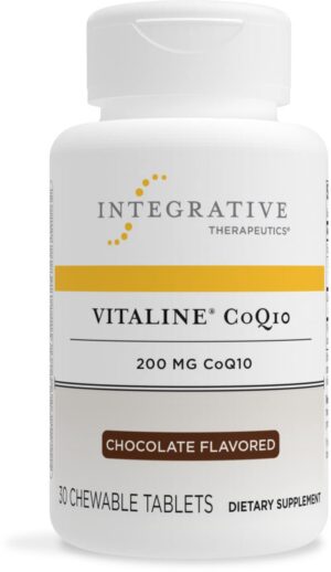 Vitaline CoQ10 Integrative Therapeutics 200mg tabletas masticables chocolate