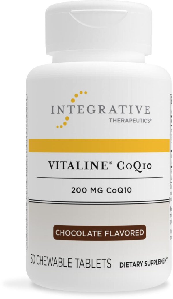 Vitaline CoQ10 Integrative Therapeutics 200mg tabletas masticables chocolate