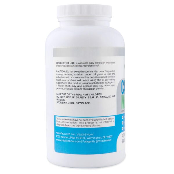 Vitalité Now envase cápsulas calcio magnesio