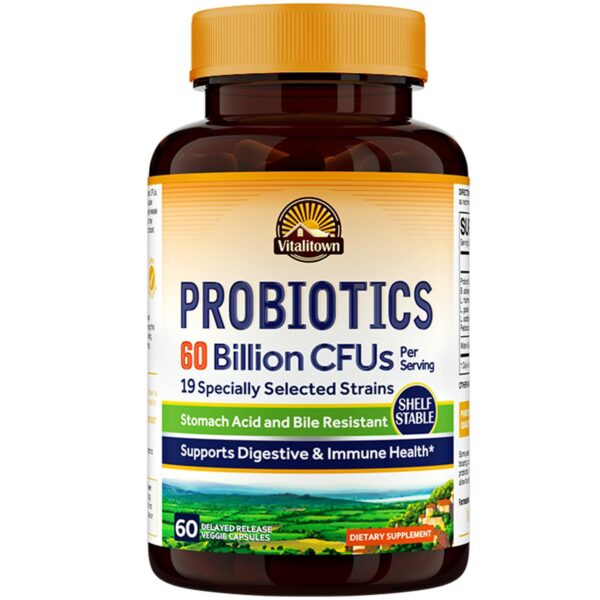 Vitalitown probióticos botella frontal