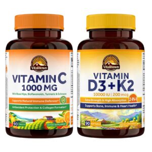 Vitamina C de alta biodisponibilidad y D3 K2 - frasco