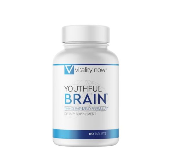 Version 1.0.0 Vitality Now Youthful Brain suplemento tabletas para memoria