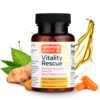 Vitality Rescue aceite de pescado omega 3 y cúrcuma 30 cápsulas