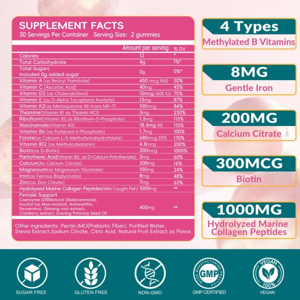 Etiqueta de ingredientes y sabor durazno