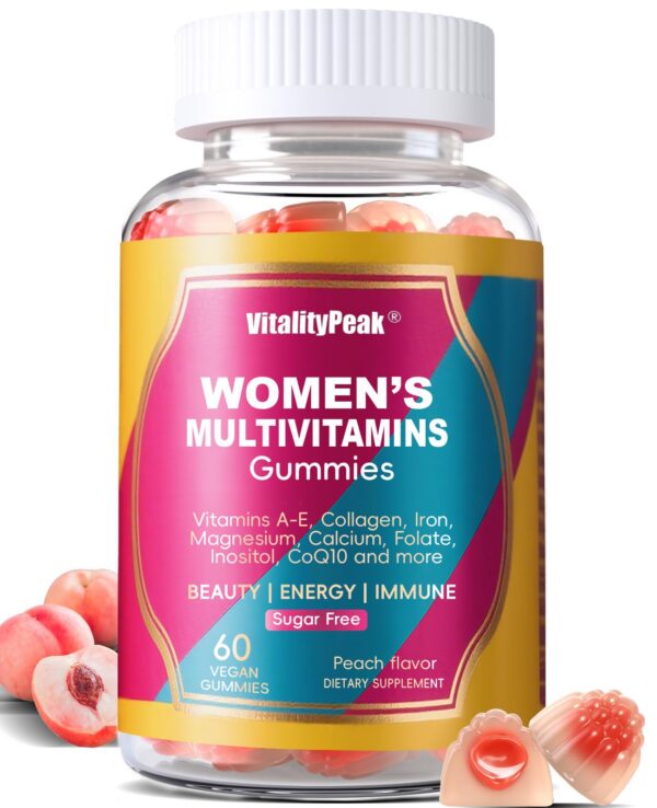 VitalityPeak gomitas multivitamínicas frente al envase