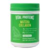 Frasco de Vital Proteins Matcha Collagen Peptides