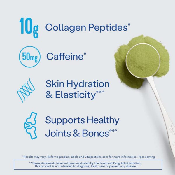 Imagen de batido con colágeno y matcha