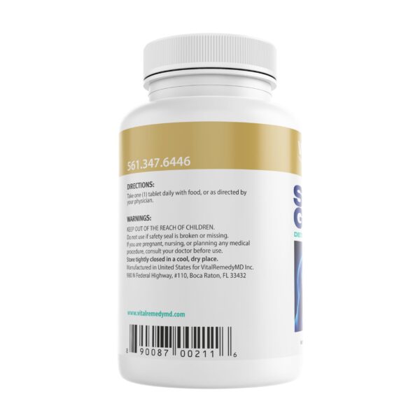 Etiqueta de VitalRemedyMD CoQ10 y más