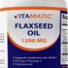 Version 1.0.0 Frasco de Vitamatic aceite de linaza 1200 mg 120 cápsulas