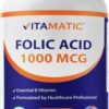 Vitamatic Ácido Fólico frasco 720 tabletas vegetarianas