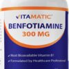 Vitamatic Benfotiamina 300 mg botella frontal
