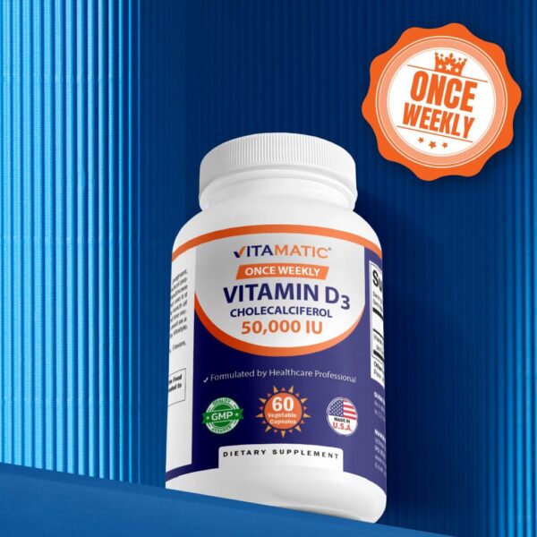 Frasco de suplemento Vitamatic D3