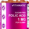 Gomitas Vitamatic ácido fólico sabor naranja paquete 120