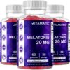 Vitamatic gomitas melatonina 20mg sabor zarzamora